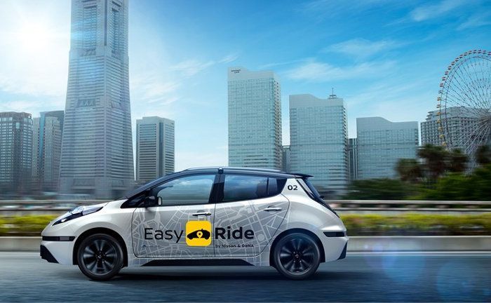 "Easy Ride": Nissan lässt autonome Autos per App ordern und fahren