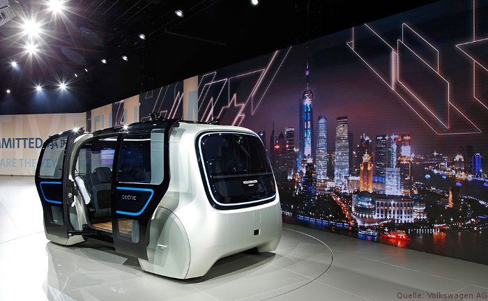 Volkswagen Elektrofahrzeuge auf der Auto Shanghai 2017