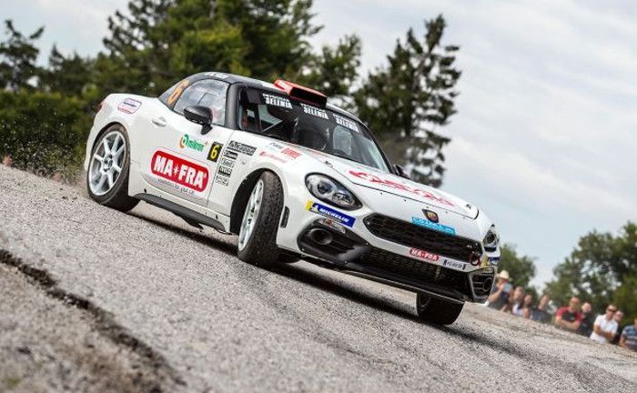 Abarth 124 Rallye fährt zu Erfolgen in San Marino und Slowenien