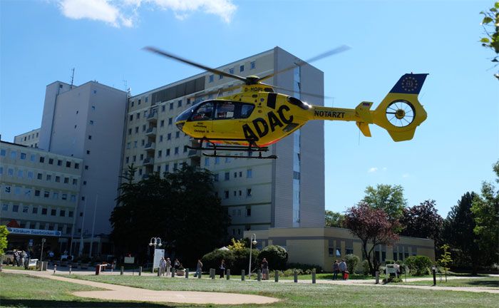 Christoph 16 am Landeplatz am Klinikum Saarbrcken 2018