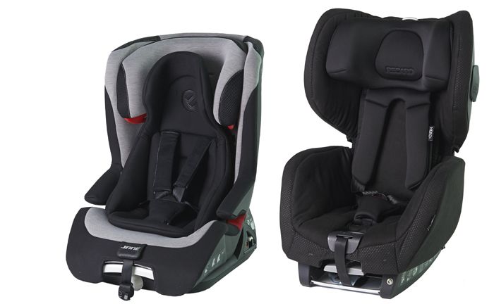 Diese Kindersitze sind ein Sicherheitsrisiko: Jan Grand (links) und Recaro Optia (rechts)