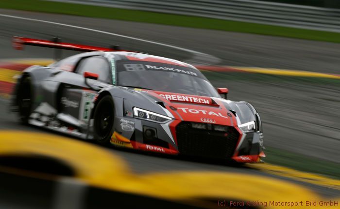 Audi startet beim knappen Rennen in den Ardennen aus der zweiten Reihe