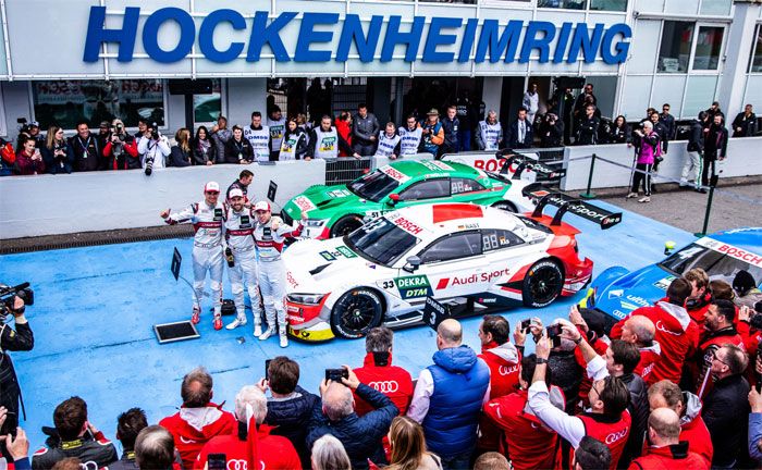 DTM Hockenheim: Nico Mller, Ren Rast, Robin Frijns