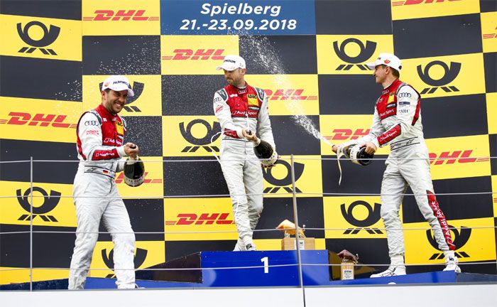 DTM Spielberg: Mike Rockenfeller, Ren Rast, Nico Mller