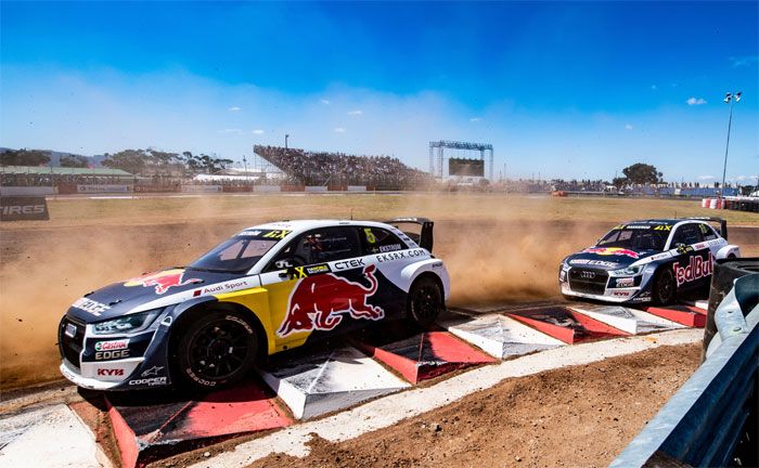 Rallycross-WM, Kapstadt: Mattias Ekstrm, Audi S1 EKS RX quattro #5 (EKS Audi Sport)