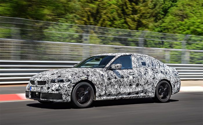 Der neue BMW 3er bei der Erprobung auf der Nrburgring Nordschleife