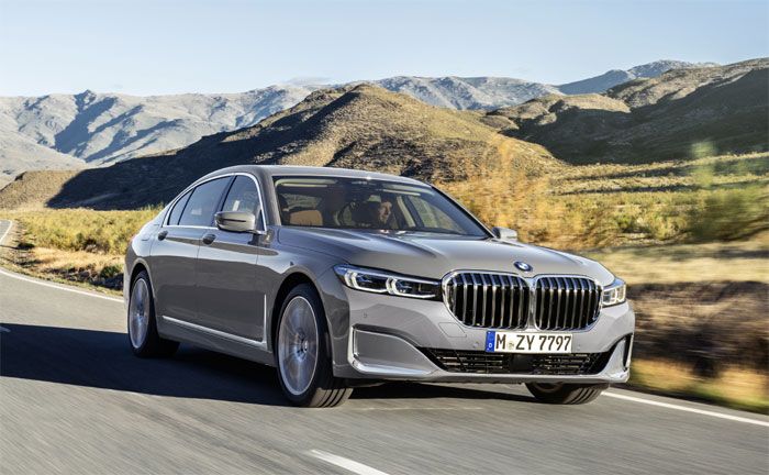 Die neue BMW 7er Reihe in Berninagrau Bernsteineffekt