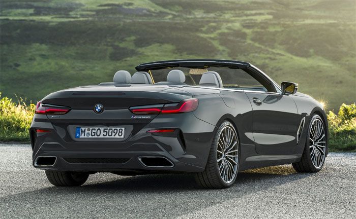 BMW 8er Cabrio - Heckansicht