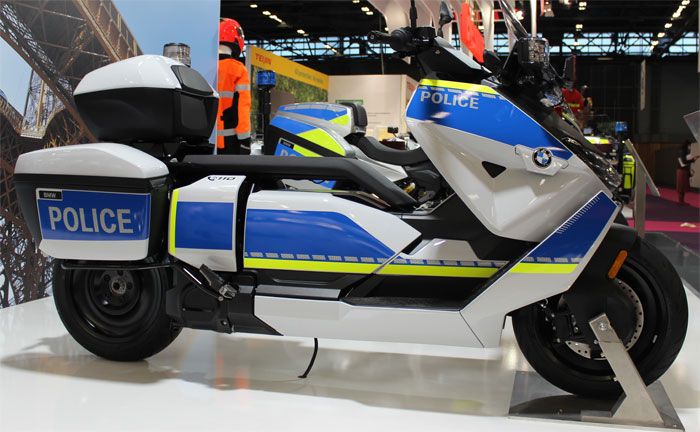 BMW Motorrad auf der Milipol Paris, BMW CE 04-P