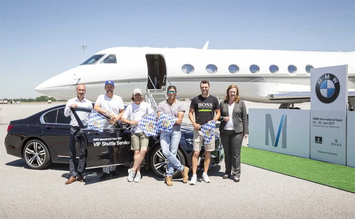 Tommy Fleetwood, Martin Kaymer, Bernd Wiesberger und Rafa Cabrera Bello