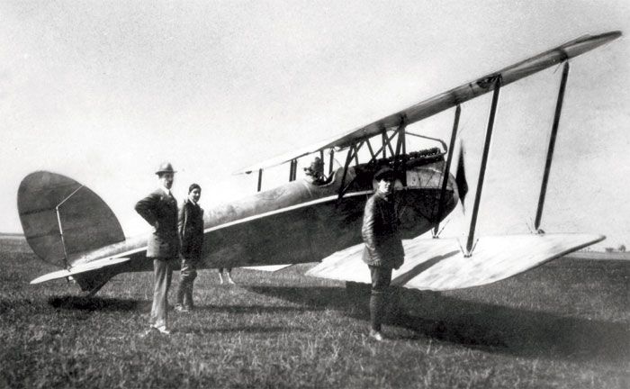 Franz Zeno Diemer vor seinem Hhenweltrekord am 17.06.1919