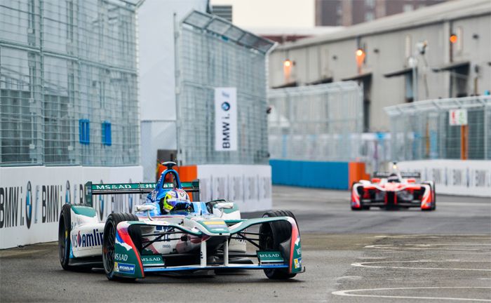 FIA Formula E Championship, New York ePrix, MS Amlin Andretti, Antnio Flix da Costa (2017 Nat Twiss/Spacesuit Media)