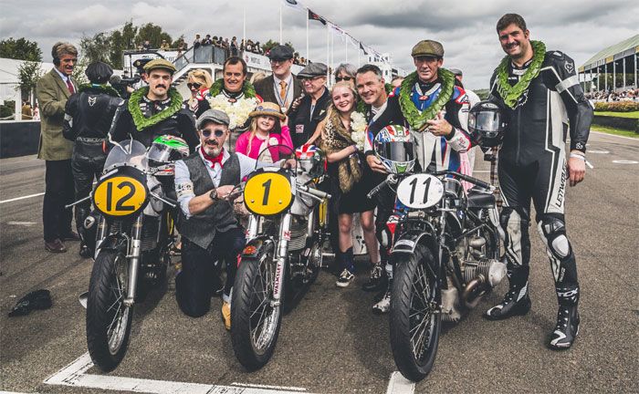 Goodwood Revival: Troy Corser und Herbert Schwaab gewinnen die "Barry Sheene Memorial Trophy" auf BMW R57 Kompressor (1929)