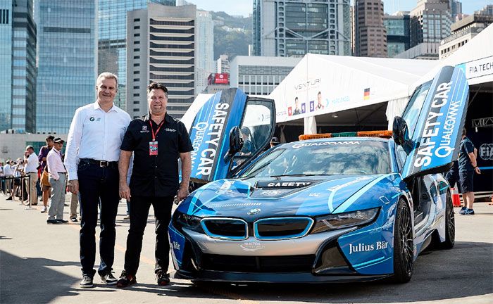 BMW i8 Safety Car, Jens Marquardt, Michael Andretti