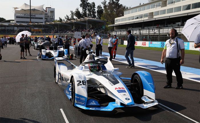 ABB FIA Formula E Championship, Mexico City E-Prix: Antonio Felix da Costa und Alexander Sims (BMW i Andretti Motorsport), BMW iFE.18