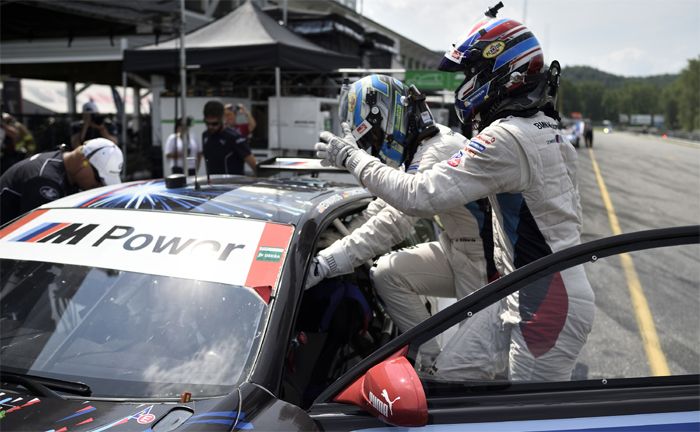 MSA WeatherTech Sportscar Championship, Northeast Grand Prix, Lime Rock Park, Lakeville, Connecticut (USA): John Edwards (USA), Martin Tomczyk (DEU), No 24, BMW Team RLL, BMW M6 GTLM.