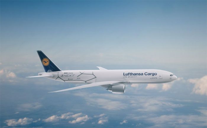 BMW Vision iNEXT World Flight Boeing 777F Lufthansa Cargo