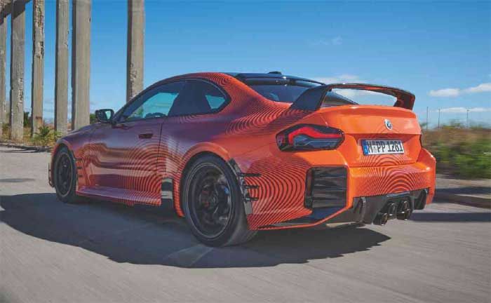 BMW M2 mit BMW M Performance Parts - Heckansicht