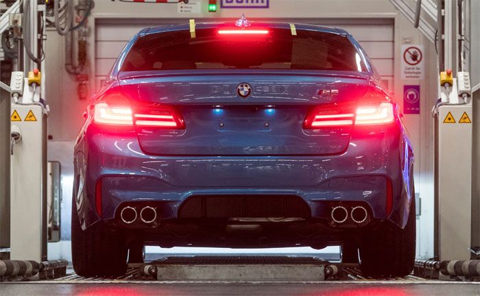 BMW M5 Modell 2018 - Heckansicht