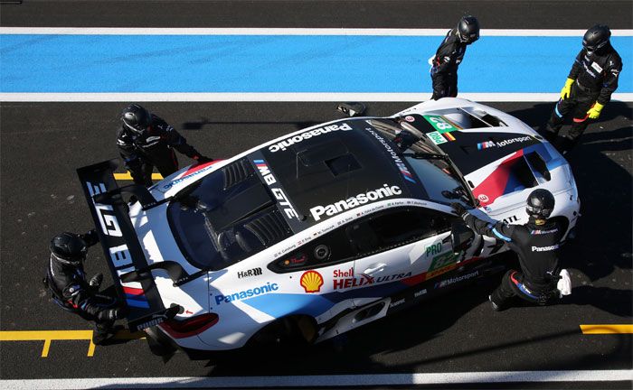 FIA WEC Prologue, Le Castellet: Alexander Sims, Augusto Farfus und Antonio Felix da Costa (BMW Motorsport), BMW M8 GTE