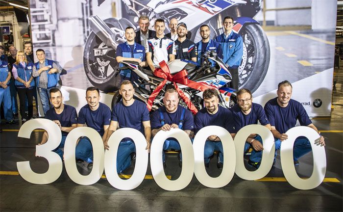 Festakt zum 3.000.000 BMW Motorrad aus Berliner Produktion
