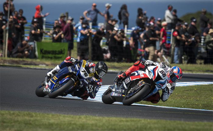 FIM Superbike World Championship, Phillip Island (AUS): Tom Sykes #66 (GBR), BMW Motorrad WorldSBK Team, BMW S 1000 RR