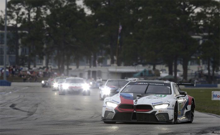 FIA WEC 1000 Miles Sebring: Martin Tomczyk, Nick Catsburg, Alexander Sims, BMW Team MTEK