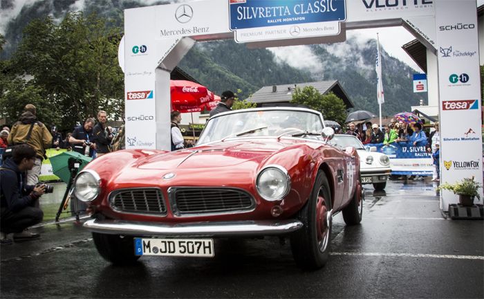 BMW 507 auf der Silvretta Classic Rallye 2014