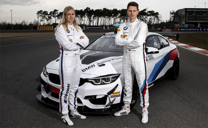 BMW Motorsport Junior Team, BMW M4 GT4: Nico Menzel, Beitske Visser