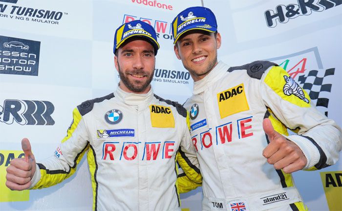 VLN Langstreckenmeisterschaft Nürburgring: Philipp Eng (AUT), Tom Blomqvist (GBR), ROWE Racing