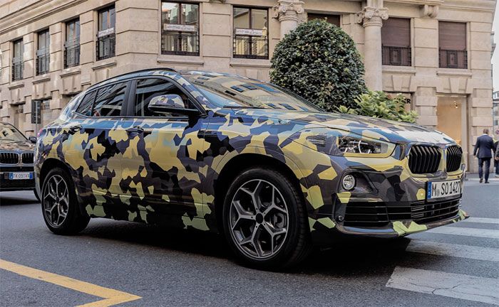BMW X2 Digital Camouflage