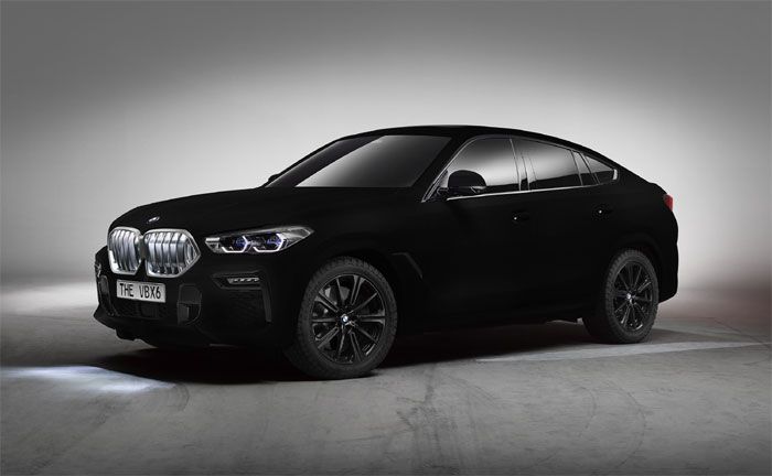 BMW Vantablack X6