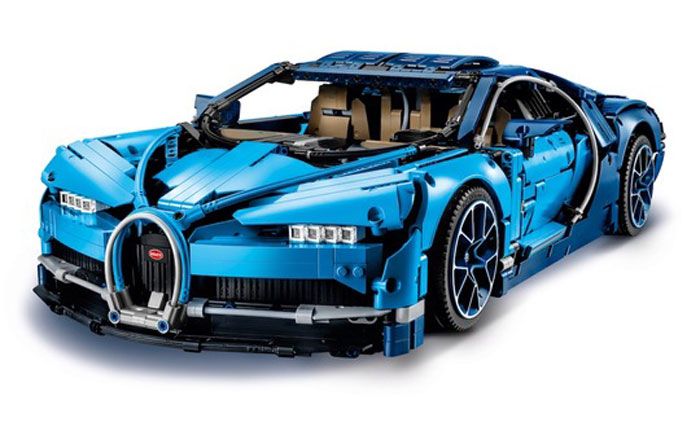 Bugatti Chiron als LEGO Technic-Modell