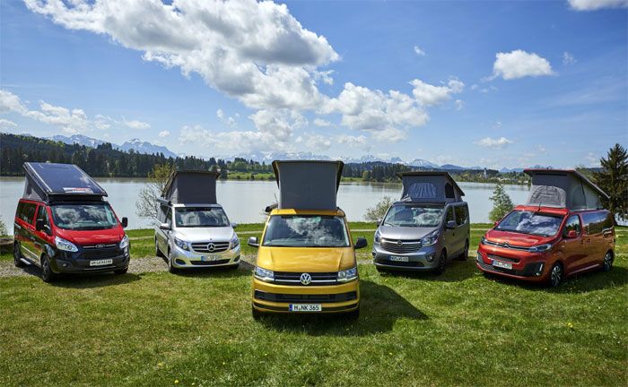 Der ADAC hat die fnf gngigsten Campingbus-Modelle getestet. Der Klassiker VW California schnitt am besten ab.