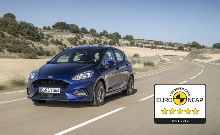 Ford Fiesta beim Euro NCAP-Crashtest