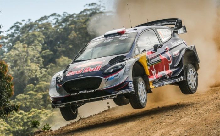 Ford Fiesta WRC bei der Rallye Australien