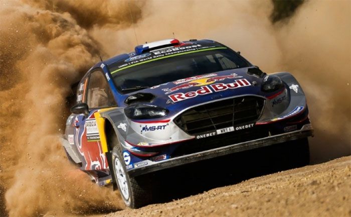 Ford Fiesta WRC mit drei WM-Titeln im Gepck in Australien auf Podestkurs