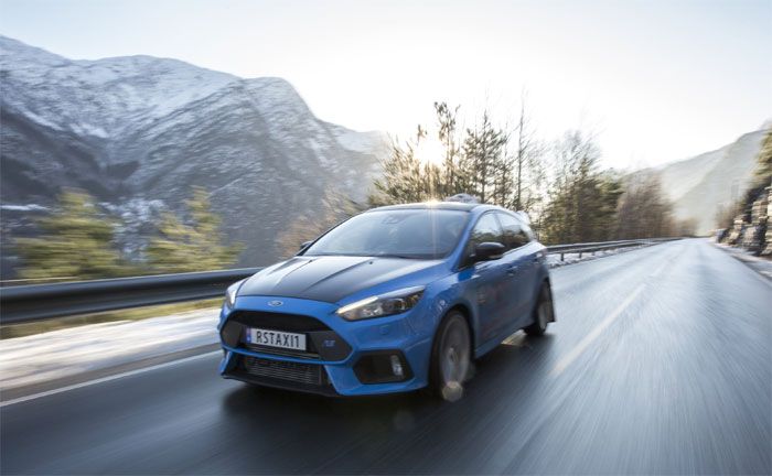 Ford Focus RS-Taxi in Norwegen
