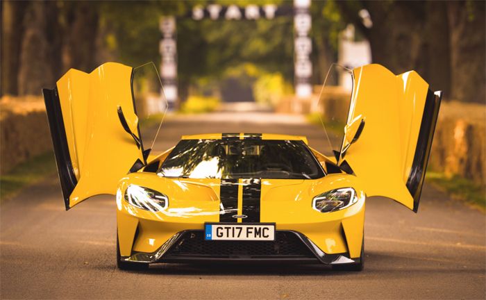 Ford GT Supersportwagen in Goodwood