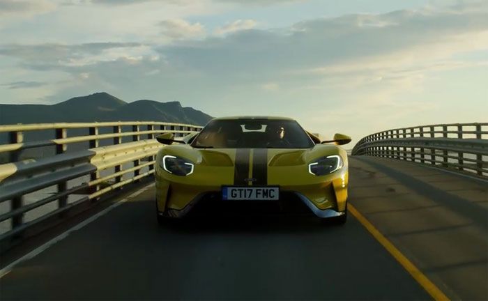 Ford GT auf der Atlantikstrae in Norwegen