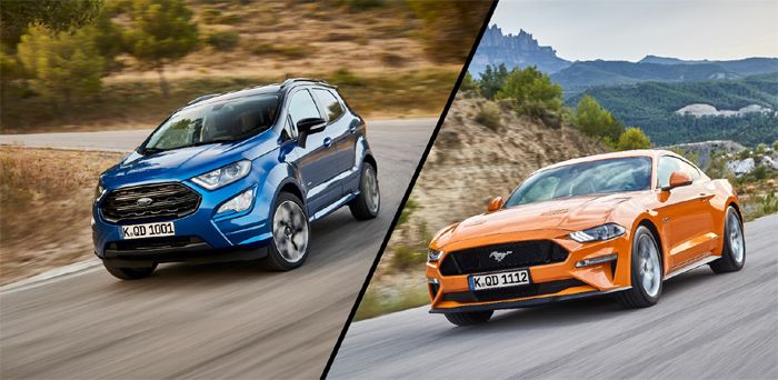 Ford EcoSport und Ford Mustang