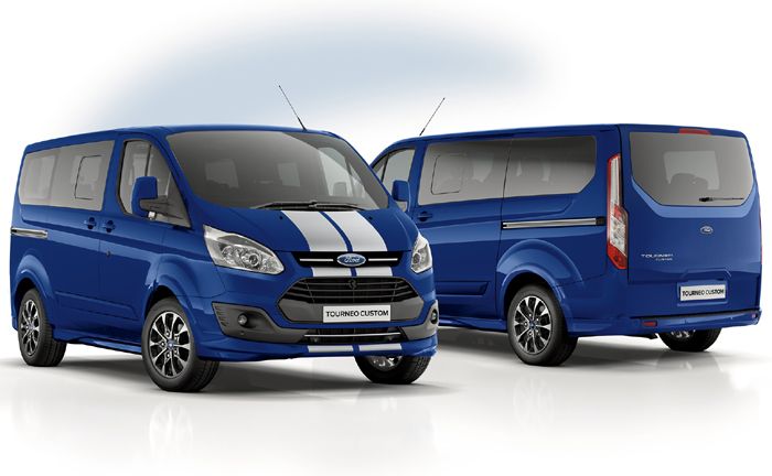 Ford Transit Custom Black Edition und Tourneo Custom Sport