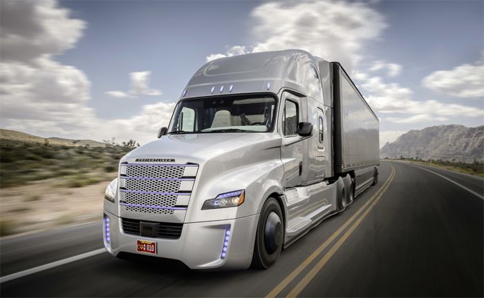 Freightliner Inspiration Truck fhrt autonom mit US-Straenzulassung
