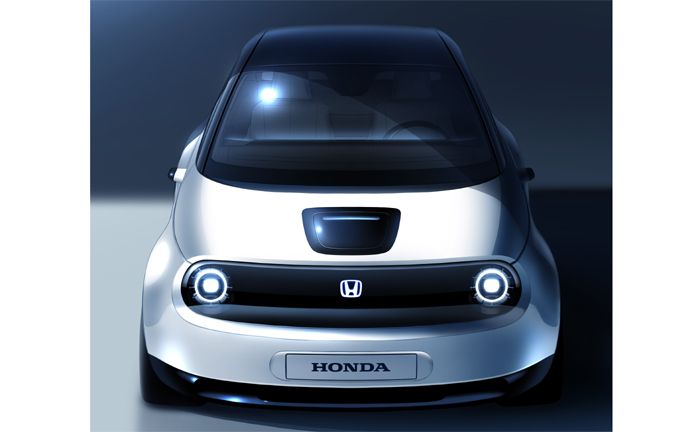 Prototyp des neuen Honda Elektrofahrzeugs in Genf