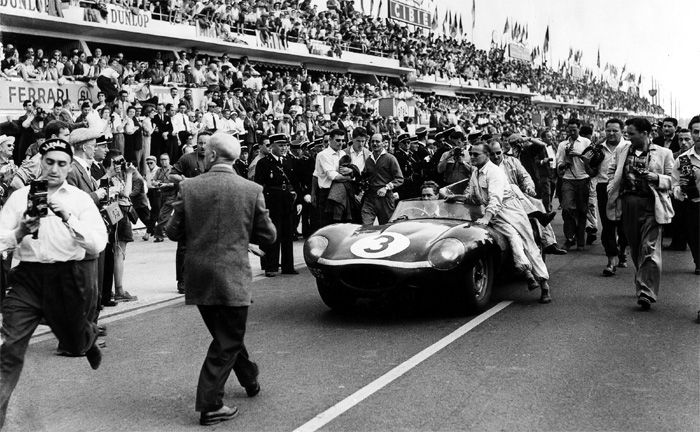 Jaguar Classic feiert zum 60-jhrigen Jubilum des D-Type Triumphs seine Le Mans Legenden