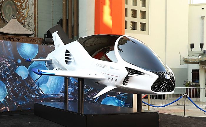 Skyjet - Einsitziges Raumschiff von Lexus und EuropaCorp entworfen