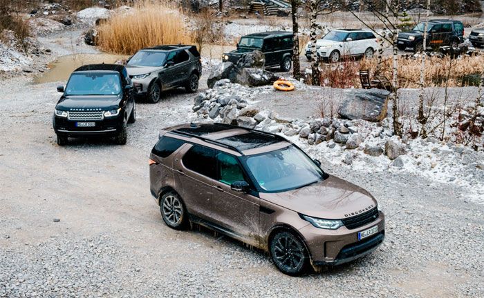 Land Rover Guiness Weltrekord-Versuch zum 70. Geburtstag in Bad Kissingen