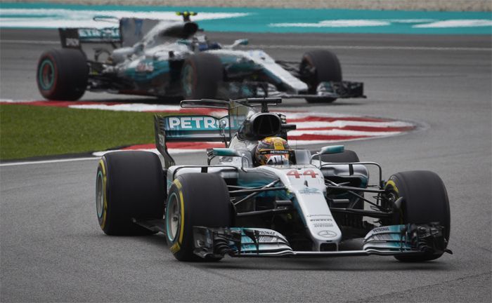 GP Malaysia 2017: Lewis Hamilton, Valtteri Bottas