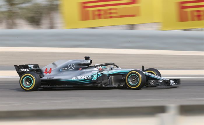 Großer Preis von Bahrain 2018: Lewis Hamilton (Mercedes-AMG Petronas Motorsport)