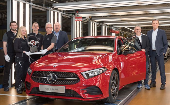 Produktionsstart der neuen A-Klasse im Mercedes-Benz Werk Rastatt
